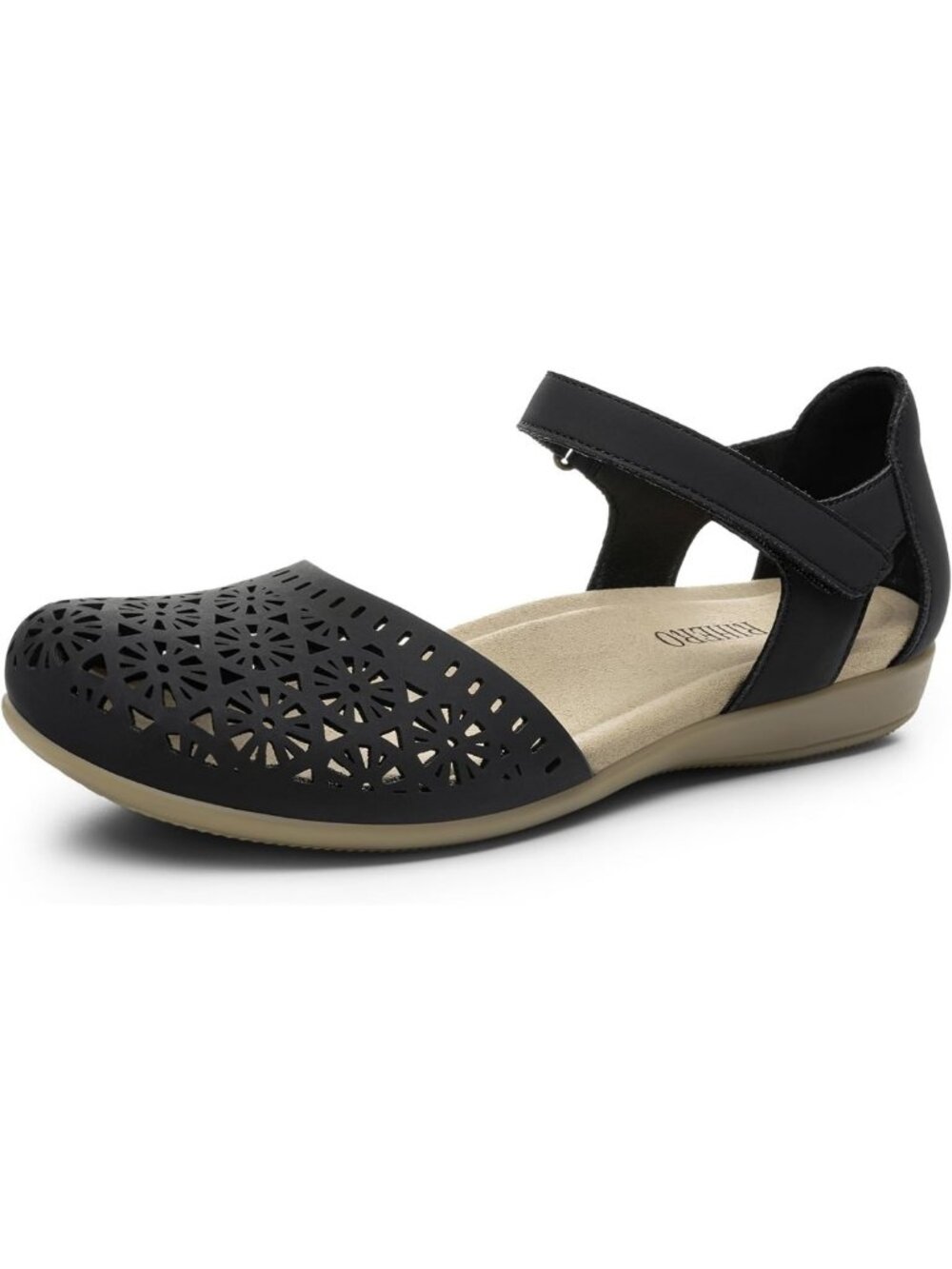 Comfortable Closed Toe Flat Sandals for Women - Stylish Summer Footwear